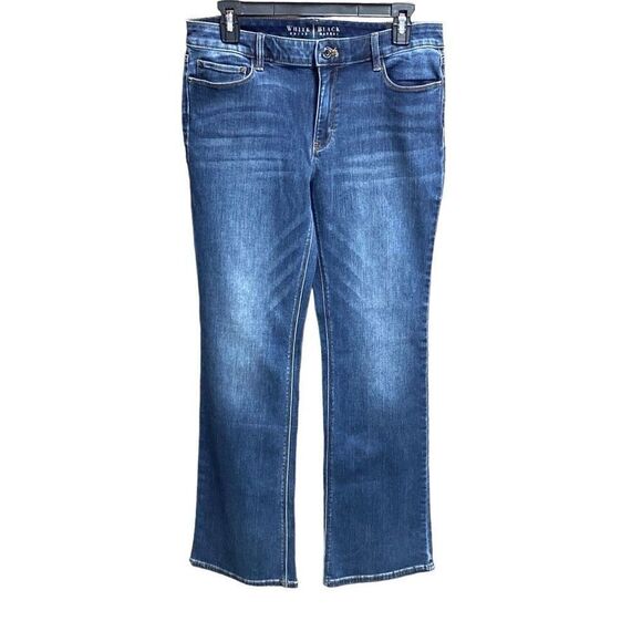 White House Black Market Slim Boot Jeans Size 10 Short NEW - Picture 1 of 6